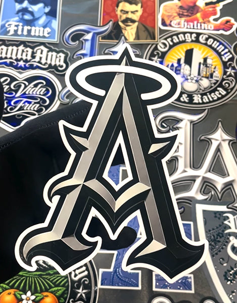 Anaheim Gray Sticker (7x5.5 inches)