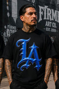 Blue LA Logo T Shirt