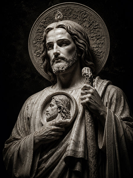 San Judas Grayscale