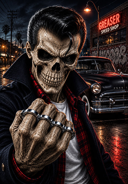 Greaser Skull