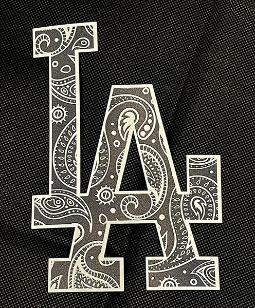 LA Logo Sticker (7x4)