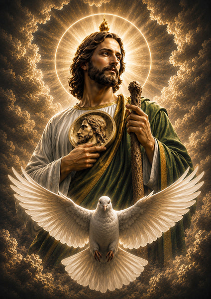 San Judas With Dove