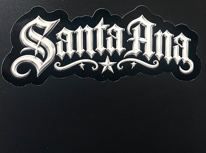 Santa Ana Sticker (6x2)