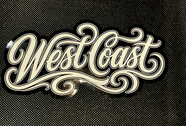 West Coast Sticker (7 inches)