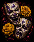 Purple & Yellow Masks