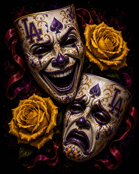 Purple & Yellow Masks