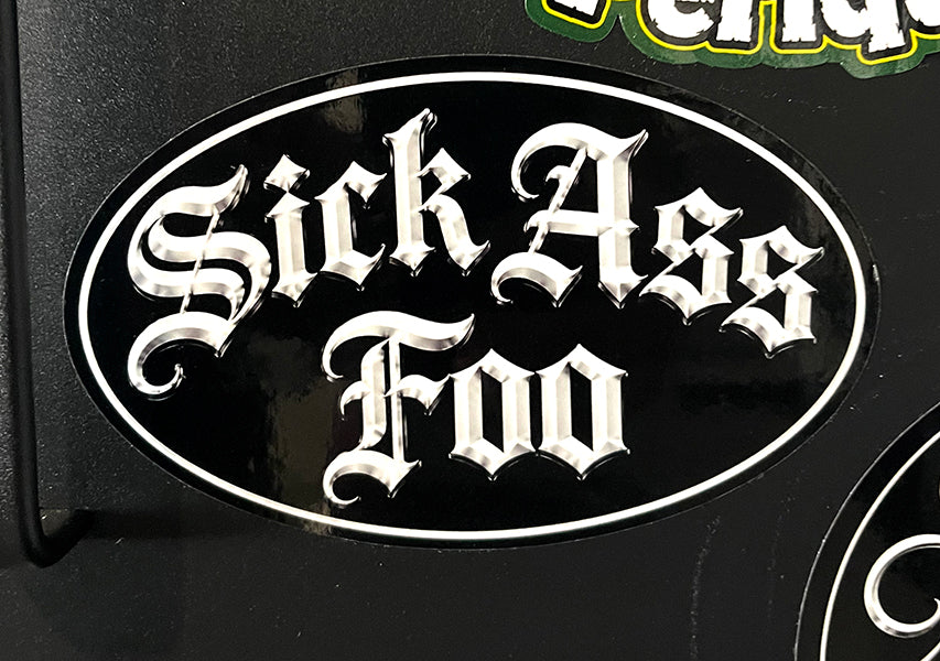 Sick Ass Foo Sticker (6x3.5 inches)