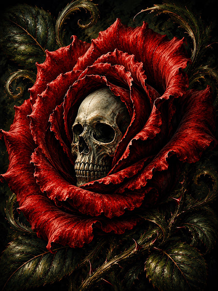 Skull Rose